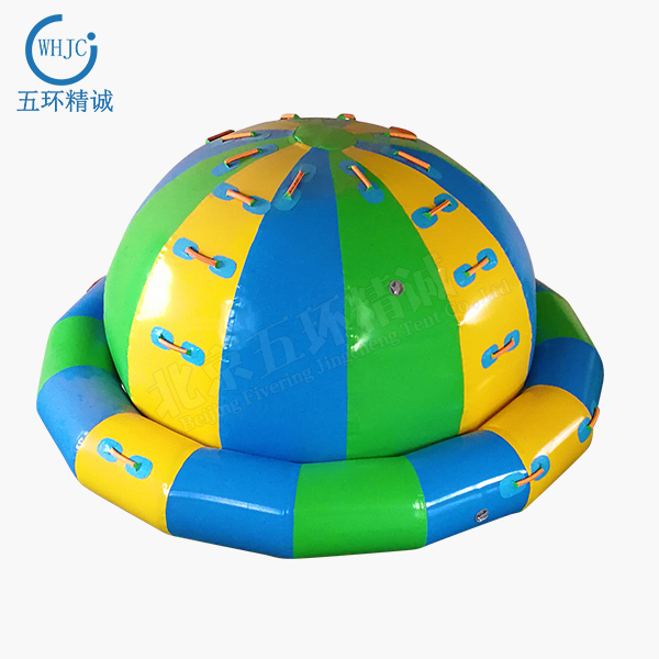 whjc460 大型支架泳池水上游樂(lè)設(shè)備充氣水陀螺水上漂浮玩具百萬(wàn)海洋球樂(lè)園