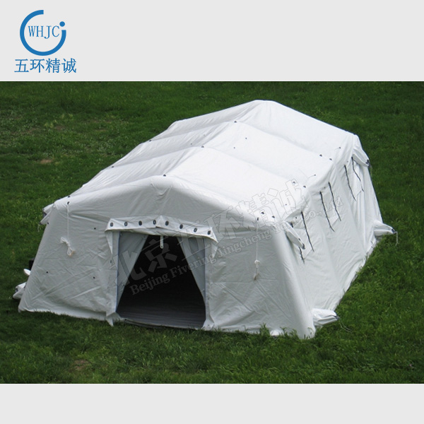 白色充氣帳篷